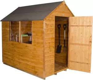 Forest Garden 7 x 5ft Apex Overlap Dip Treated Shed