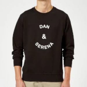 Dan & Serena Sweatshirt - Black - 5XL