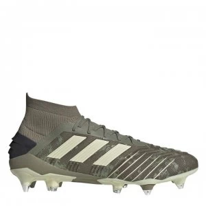 adidas Predator 19.1 Football Boots Soft Ground - LegGreen/Sand