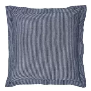 Bedeck of Belfast Mazana Woven Stripe Pillowcase Square - Blue