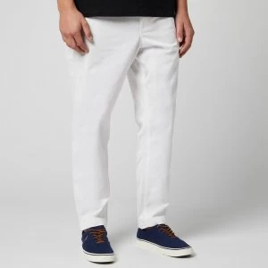 Polo Ralph Lauren Mens Tapered Fit Prepster Trousers - White - M