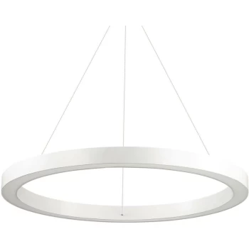 Ideal Lux Oracle - Integrated LED Large Ceiling Pendant White 3000K