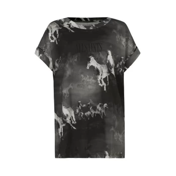 AllSaints Santo Imogen Boy Tee - Black