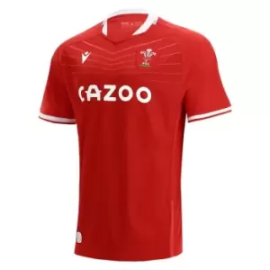 Macron Wales Home Shirt 2021 2022 - Red