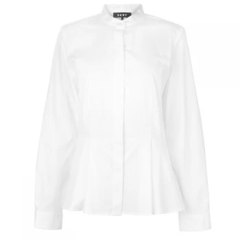 DKNY Long Sleeve Shirt Womens - White