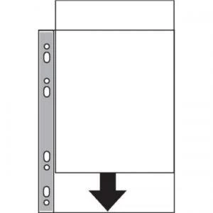 Elba A4 Pocket Heavy Duty Gusseted Expanding Multipunched Top Opening Clear 1 x Pack of 5