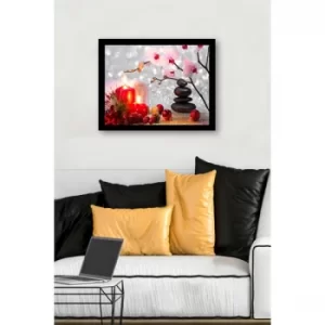 SC0569 Multicolor Decorative Framed MDF Painting