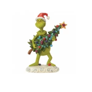 Grinch Stealing Tree Figurine