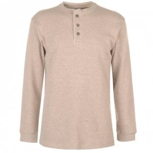 Gelert Thermal Henley Jumper Mens - Beige