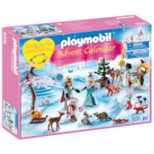 Playmobil Royal Ice Skating Trip Advent Calendar with Childrens Bracelet (9008)