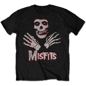 Misfits - Hands Unisex X-Large T-Shirt - Black