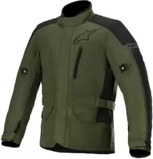 Alpinestars Gravity Drystar Motorcycle Textile Jacket, green Size M green, Size M