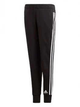 Adidas Youth 3 Stripe Pants - Black/White