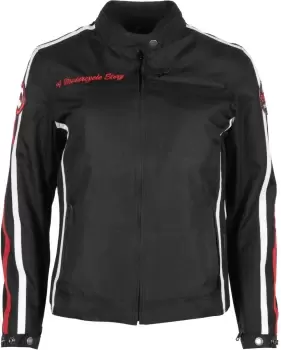 Helstons Queen Ladies Motorcycle Textile Jacket, black, Size S for Women, black, Size S for Women