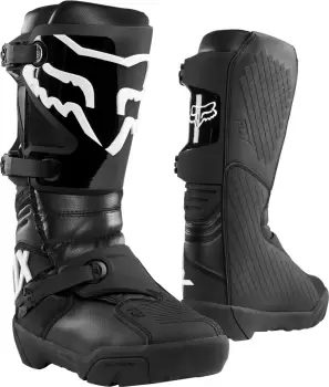 FOX Comp X Motocross Boots, black, Size 49, black, Size 49