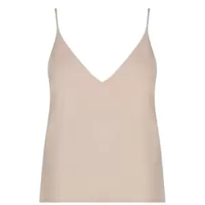 CALVIN KLEIN Recycled Crepe Cami Top - Beige