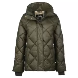 Barbour Womens Hoxa Quilted Jacket Sage/Ancient 12