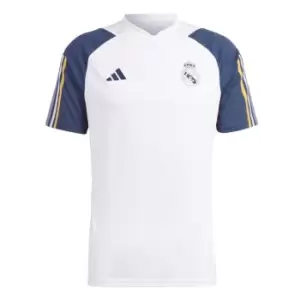 adidas Real Madrid Training Top 2023 2024 Adults - White