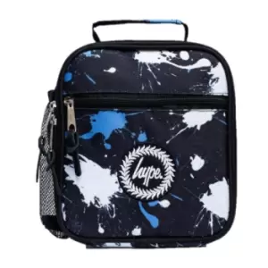 Hype Paint Splatter Lunch Bag (One Size) (Black/White/Blue)