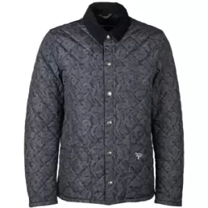 Barbour Beacon Paisley Starling Quilted Jacket - Blue