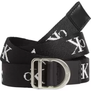 Calvin Klein Jeans D-Ring Slider Belt 30MM - Black