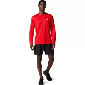 Asics Mens 7Inch Core 2-In-1 Running Short - Red