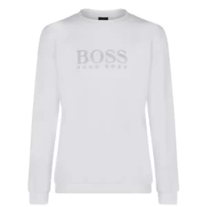 Hugo Boss Velour Lounge Sweatshirt White Size M Men