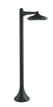 ALYSON Outdoor 91cm LED Bollard Black, IP44 800lm 4000K 91x28cm