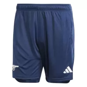 adidas Arsenal Third Shorts 2023 2024 Adults - Blue