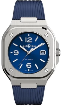 Bell & Ross Watch BR 05 Auto Blue Steel Rubber