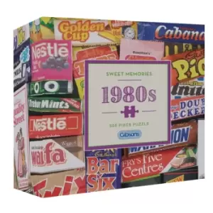 Gibsons Sweet Memories of the 1980s - Spring 2022 - 500 Piece Jigsaw Puzzle