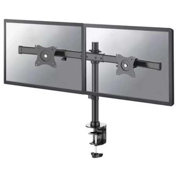 NEWSTAR Dual Desk Mount (Clamp & Grommet) 10-27'' Black