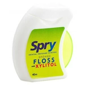 Spry Sponge Xylitol Dental Floss 40m