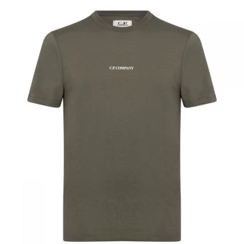 CP Company Centre Logo T Shirt - Ivy Green 665