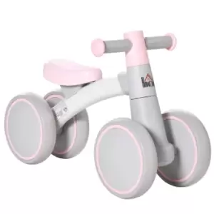 Reiten Baby Balance No Pedal Bicycle - Grey/Pink