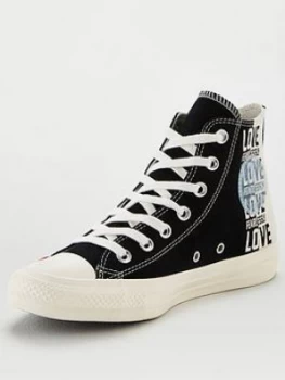 Converse Chuck Taylor All Star Hi-Tops - Black/Red