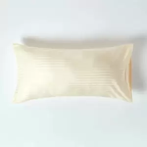 Pastel Yellow Egyptian Cotton Ultrasoft Housewife Pillowcase 330 Thread Count, King Size - Pastel Yellow - Pastel Yellow - Homescapes