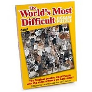 Cats The World's Most Difficult Jigsaw Puzzle (529 Pieces)