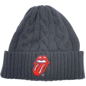 The Rolling Stones - Classic Tongue Unisex Beanie Hat - Black