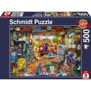 Garage Car Boot Sale Jigsaw Puzzle - 500 Pieces