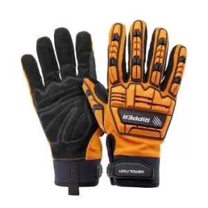 Zipper Rbg-l Demolition Gloves (Large)