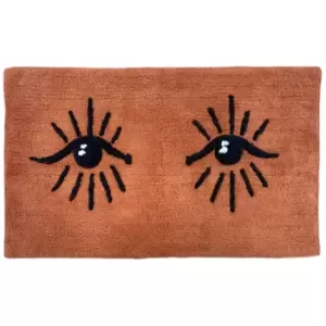 Furn Theia Rectangular Bath Mat (One Size) (Pecan/Black)