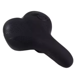 Serfas Tailbones Saddle, Memory Foam Waterproof Hybrid - Black