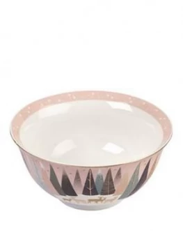 Sara Miller Frosted Pines Candy Bowl