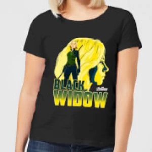 Avengers Black Widow Womens T-Shirt - Black - 5XL