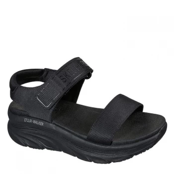 Skechers Delux GoWalk Womens Sandals - Black