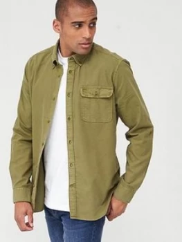 Barbour Stonebower Shirt - Olive Size XL, Men