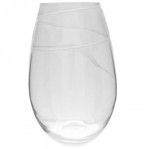 Linea Linea White Swirl Vase - White