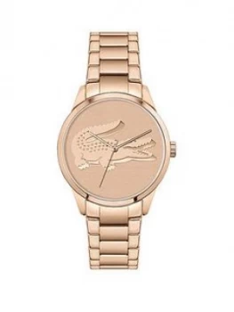 Lacoste Lacoste Ladycroc Watch With Carnation Gold Ip Bracelet And Dial