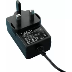 R-TECH 857081 AC/DC Adapter 24vdc 1amp UK Plug Top